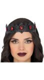 Zwarte Prinsessenkroon Hoofdband
