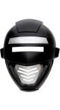 Zwarte Robot Masker