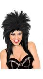 Zwarte Rockster Pruik