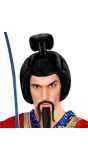 Zwarte Samurai Pruik