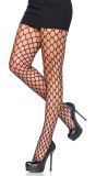 Zwarte Sharp Edge Scale Net Panty
