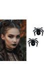 Zwarte Spinnen Oorbellen Halloween