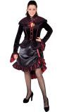 Zwarte Steampunk Jurk Dames