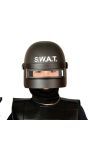 Zwarte Swat Helm Kind