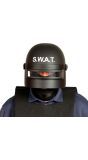Zwarte Swat Helm Volwassen