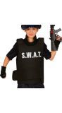 Zwarte Swat Vest Kind