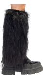 Zwarte UV Beenwarmers Dames