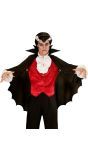 Zwarte Vampier Cape met Kraag