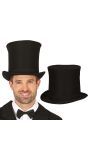 Zwarte Victoriaanse Hoge Hoed Heren
