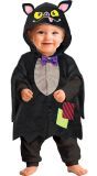 Zwarte Vleermuis Baby Poncho Halloween