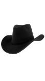 Zwarte Western Cowboyhoed Groot