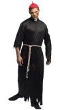 Zwarte Zombiepriester Gewaad Heren Halloween