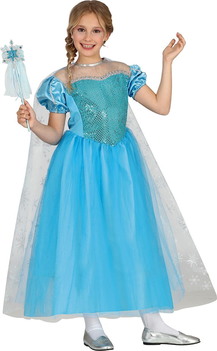 Blauwe Frozen Elsa Jurk Meisje
