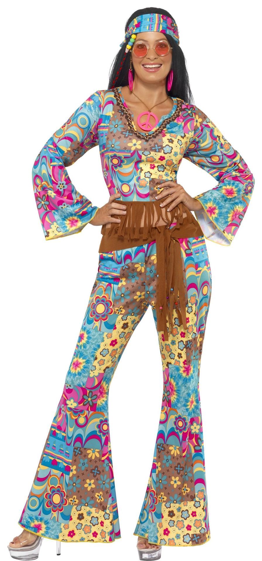 Power Jurk Flower Power Kleren Hippie Flower Power Outfit