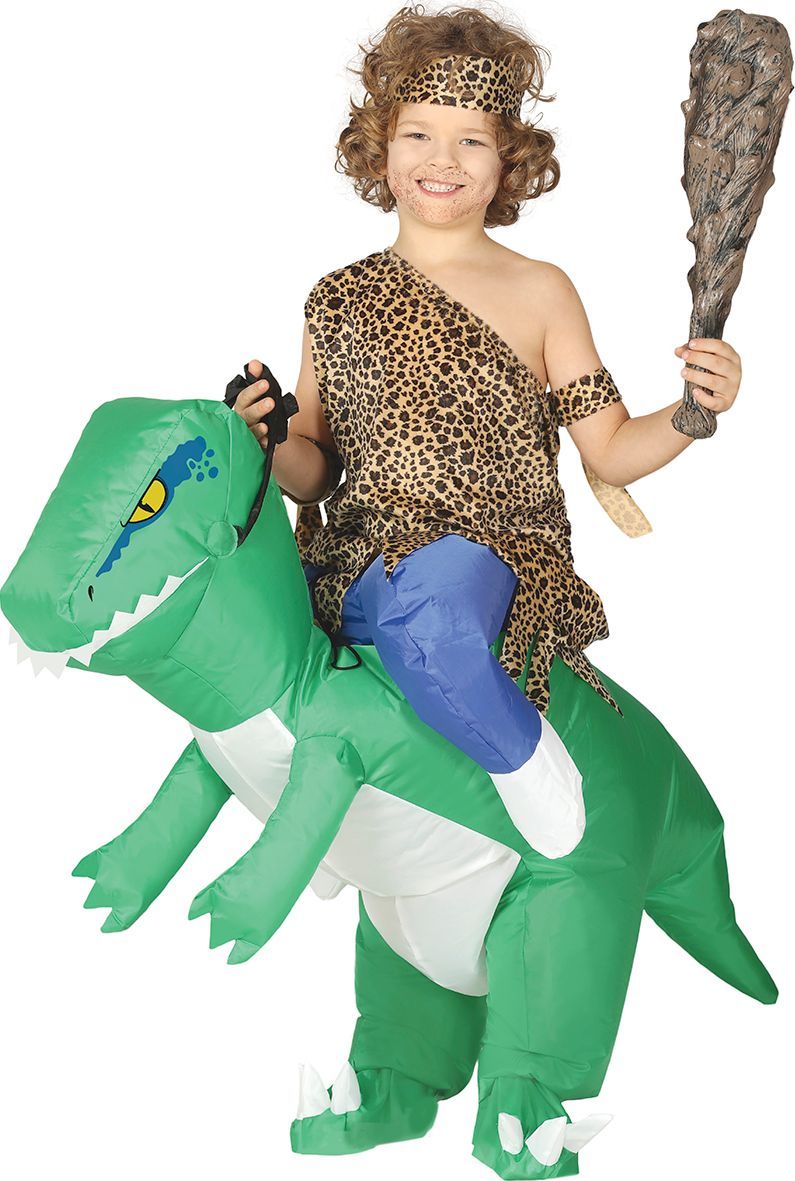 Vind opblaasbare dino pak op - april 2026