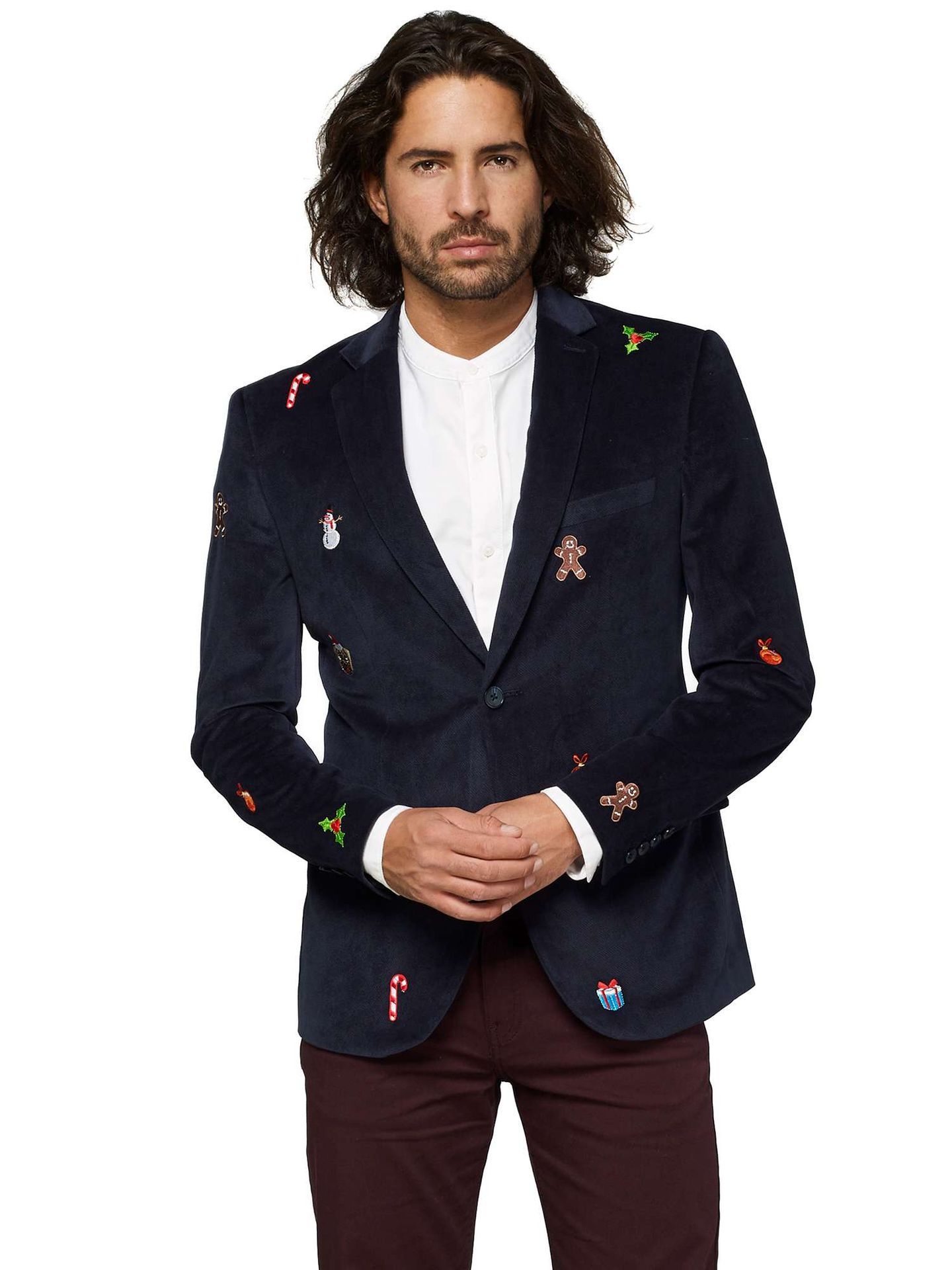 Blazer Jassen voor Mannen UK Rood Diner 2025 Trendy Heren Gestreept Gedrukt Herfst en Winter Pak Top Mode Casual en Comfortabel Wit Pak Mannen, Groen, S