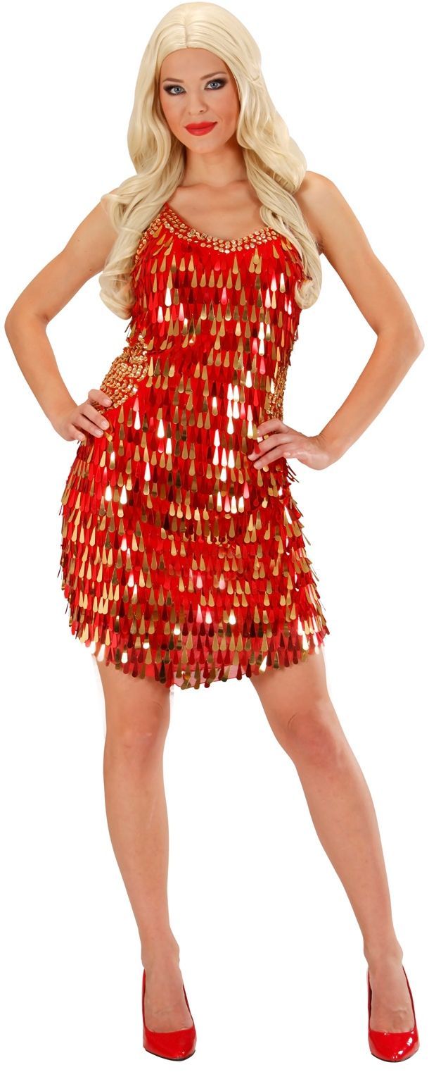 Studio Amaya Lua rok pailletten goud