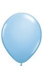 10 lichtblauwe metallic ballonnen 30cm