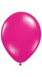 10 magenta roze metallic ballonnen 30cm