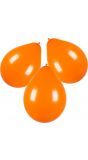 10 stuks oranje latex ballonnen