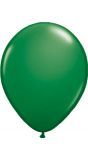 100 donkergroene metallic ballonnen 30cm