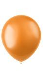 100 metallic ballonnen marigold orange 33cm
