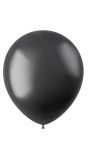 100 metallic ballonnen onyx black 33cm