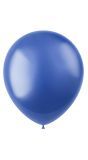 100 metallic ballonnen royal blue 33cm