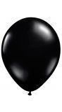 100 onyx zwarte ballonnen 28cm
