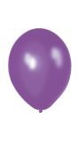 100 paarse metallic ballonnen 30cm