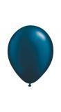 100 pearl midnight blue blauwe ballonnen 28cm