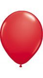 100 rode metallic ballonnen 30cm