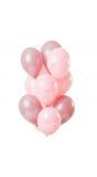 12 ballonnen elegant lush blush 18 jaar 30cm