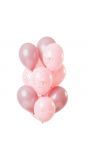 12 ballonnen elegant lush blush 30 jaar 30cm