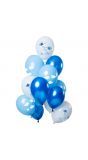 12 ballonnen It's a boy blauw 30cm