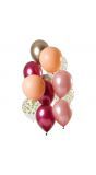 12 feestelijke ballonnen rich ruby 30cm