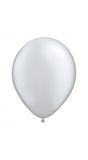 20 zilveren metallic ballonnen 13cm