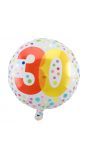 30 jaar confetti verjaardag folieballon