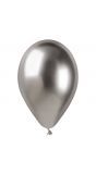 5 ballonnen chroom zilverkleurig 33cm