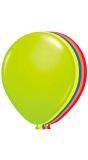 50 ballonnen neon meerkleurig 25 cm