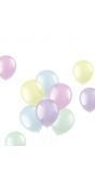 50 ballonnen translucent pastels 33cm