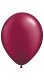 50 burgundy wijnrode ballonnen 30cm