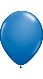 50 donkerblauw metallic ballonnen 30cm