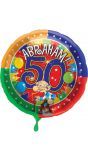 50 jaar abraham knalfeest folieballon