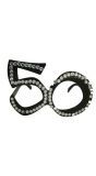 50 jaar diamant feest bril zwart