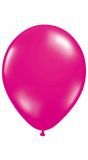 50 magenta roze metallic ballonnen 30cm