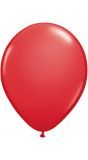 50 robijn rode metallic ballonnen 30cm