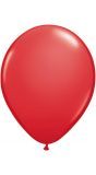50 rode metallic ballonnen 30cm
