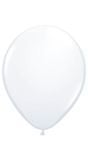 50 witte metallic ballonnen 30cm