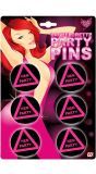 6 Hen party buttons
